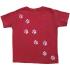 ORGANIC SHORT SLEEVE T-SHIRT-LION-RED (IS)