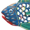 24 inch Painted Fish &amp; Shell - Caribbean Craft