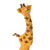 Giraffe - Bright Organic Cotton Finger Puppet