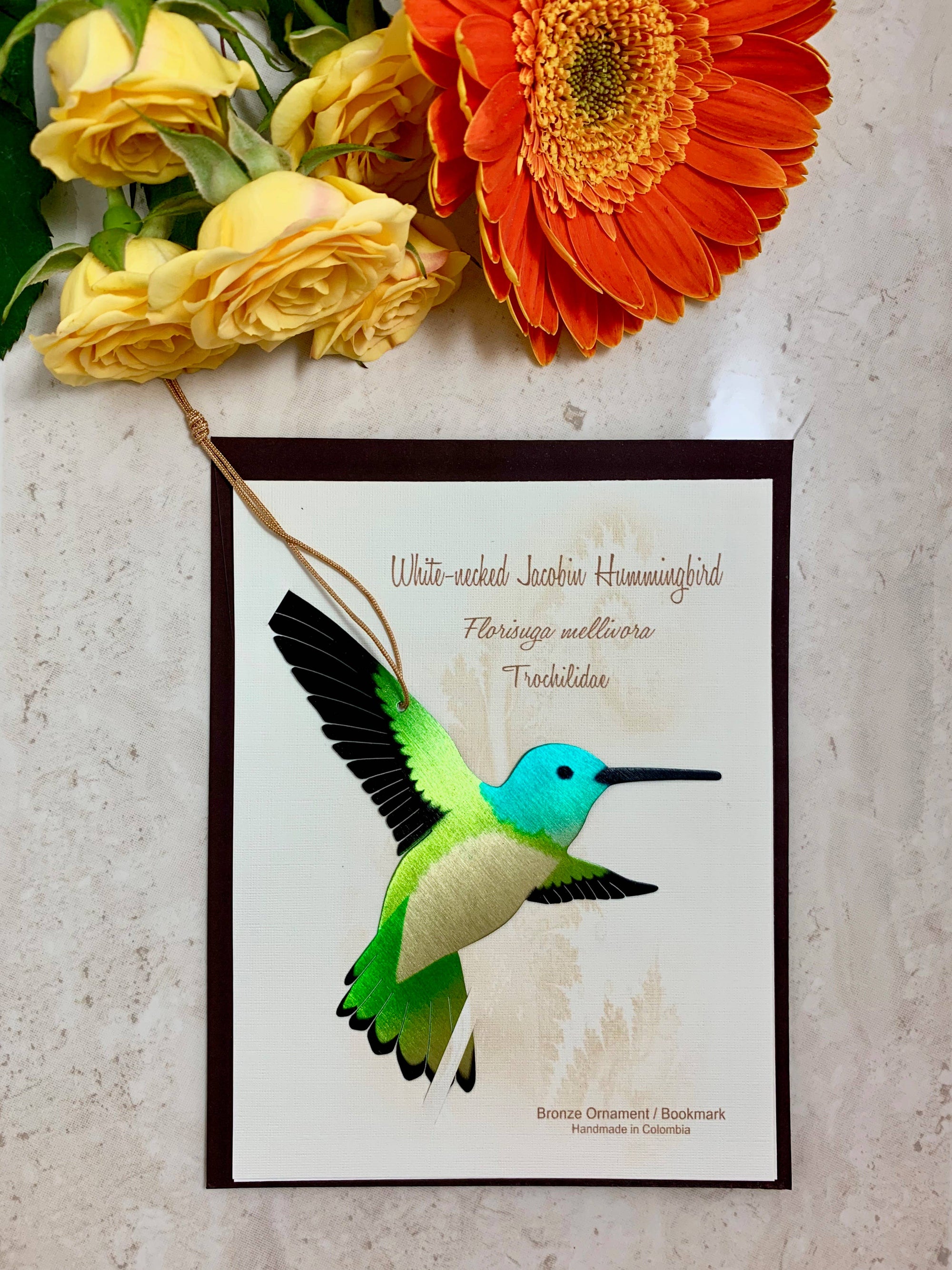 Hummingbird Ornament + Notecard
