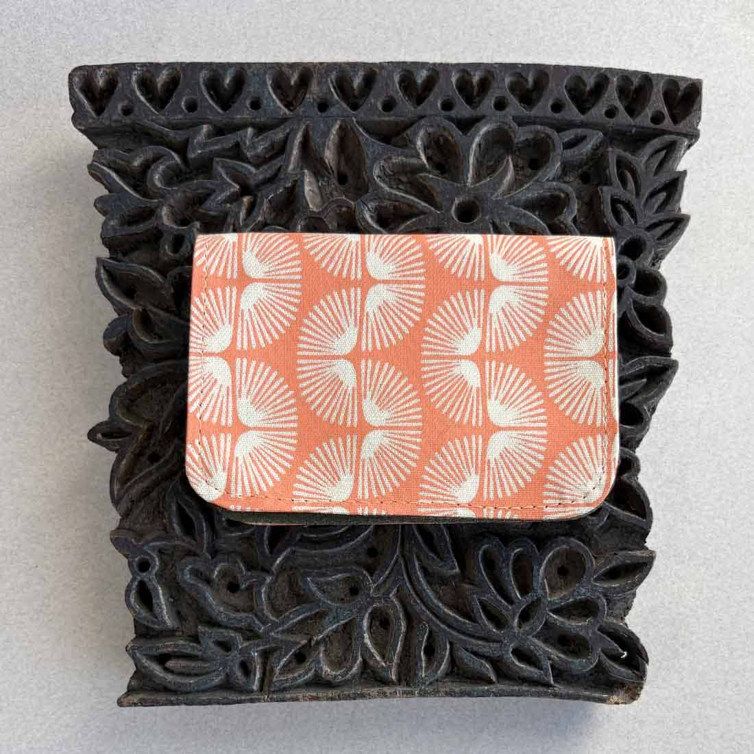 Cotton Card Holder - Funky Retro Prints - Mini Wallet