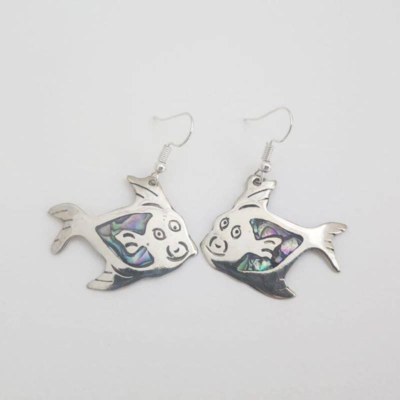Widest Variety of Mexican Mosaic Inlaid Handcrafted Earrings