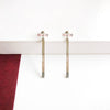 Dangling Bar Posts - Silver
