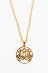 Perseverance Lotus Necklace