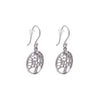 Tree of Life Earrings: Silver