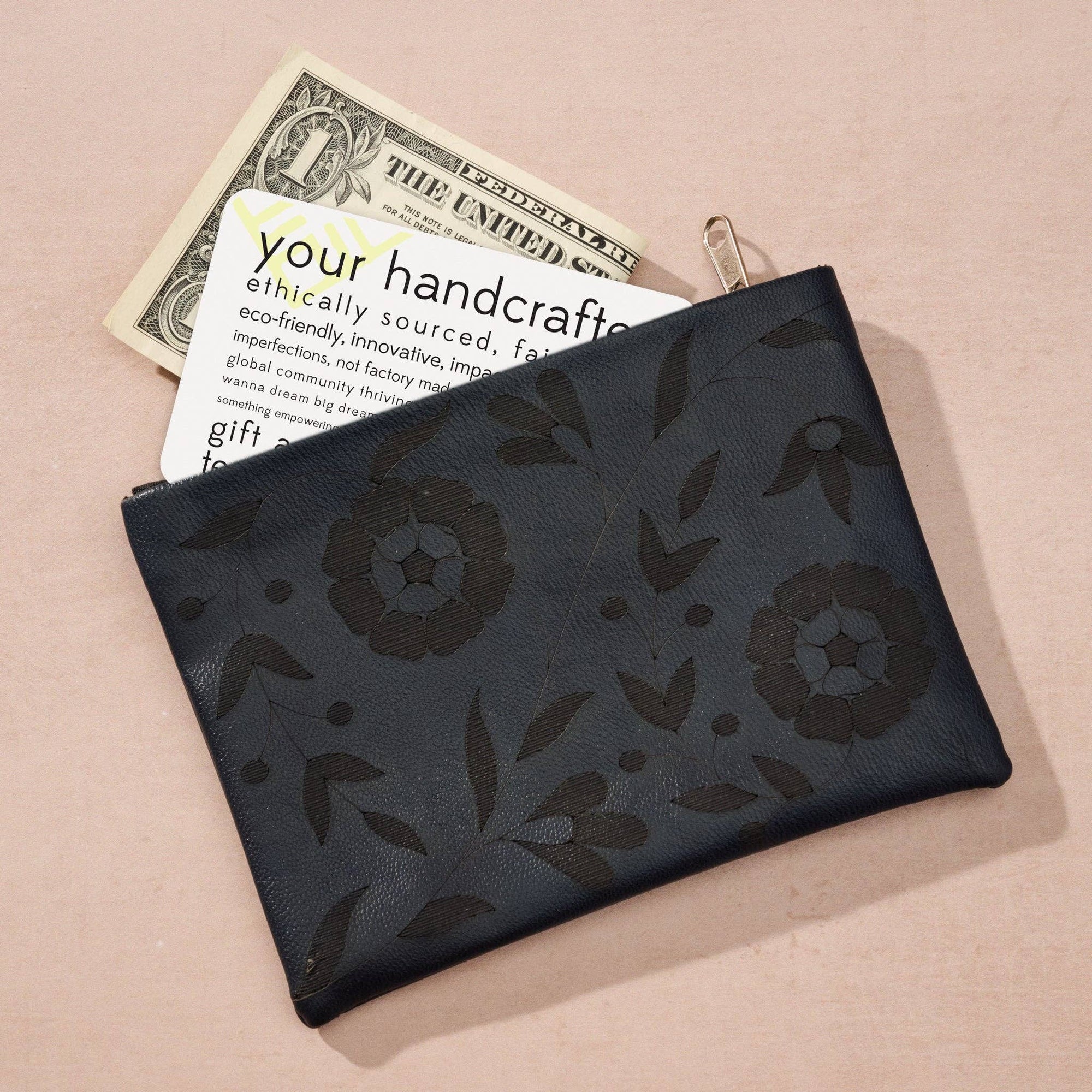 Gahara Embossed Coin Purse