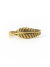 Feather Ring in Gold