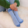 Socks that Give Water (Blue Stripes)