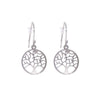 Tree of Life Earrings: Silver