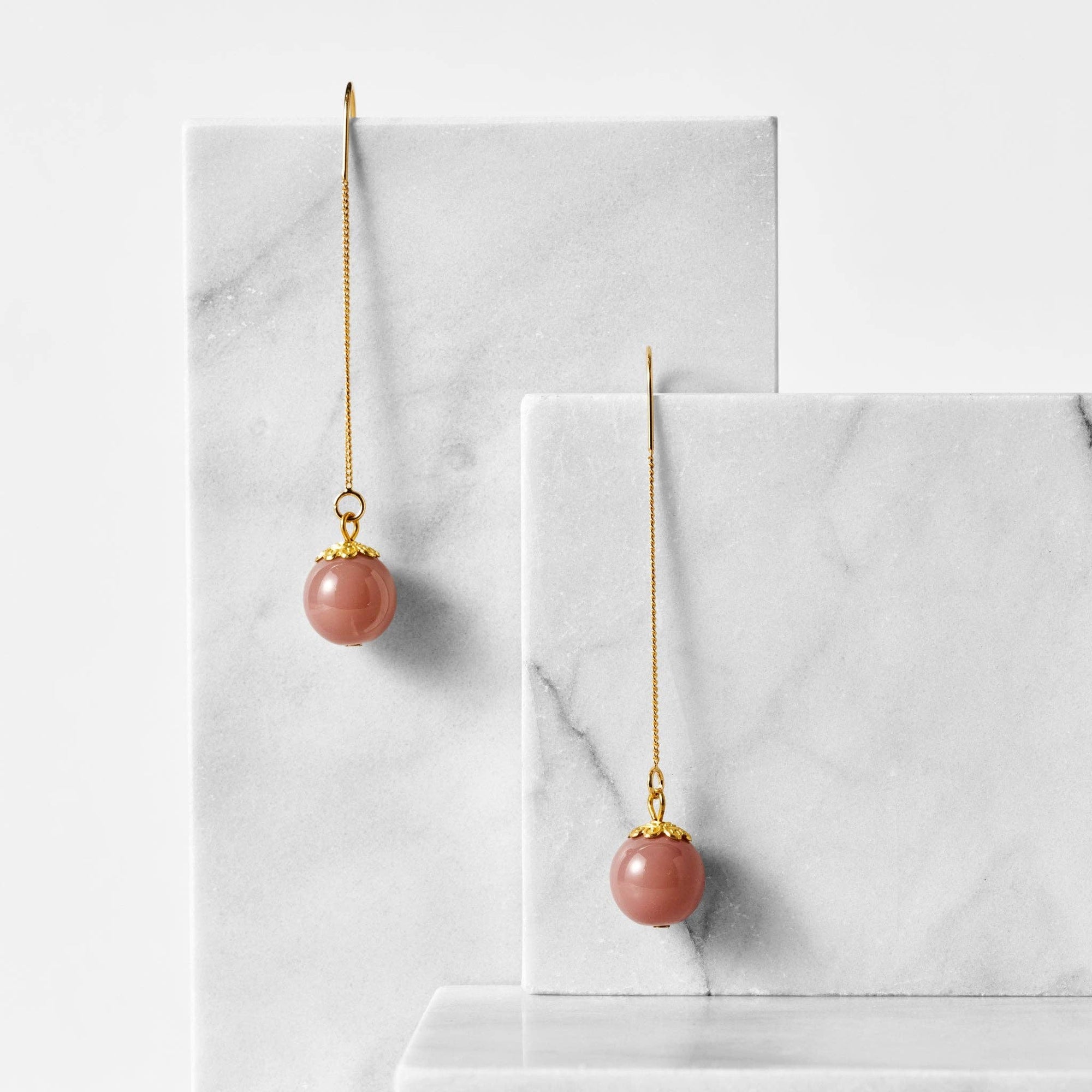 Rosebud Threader Earrings