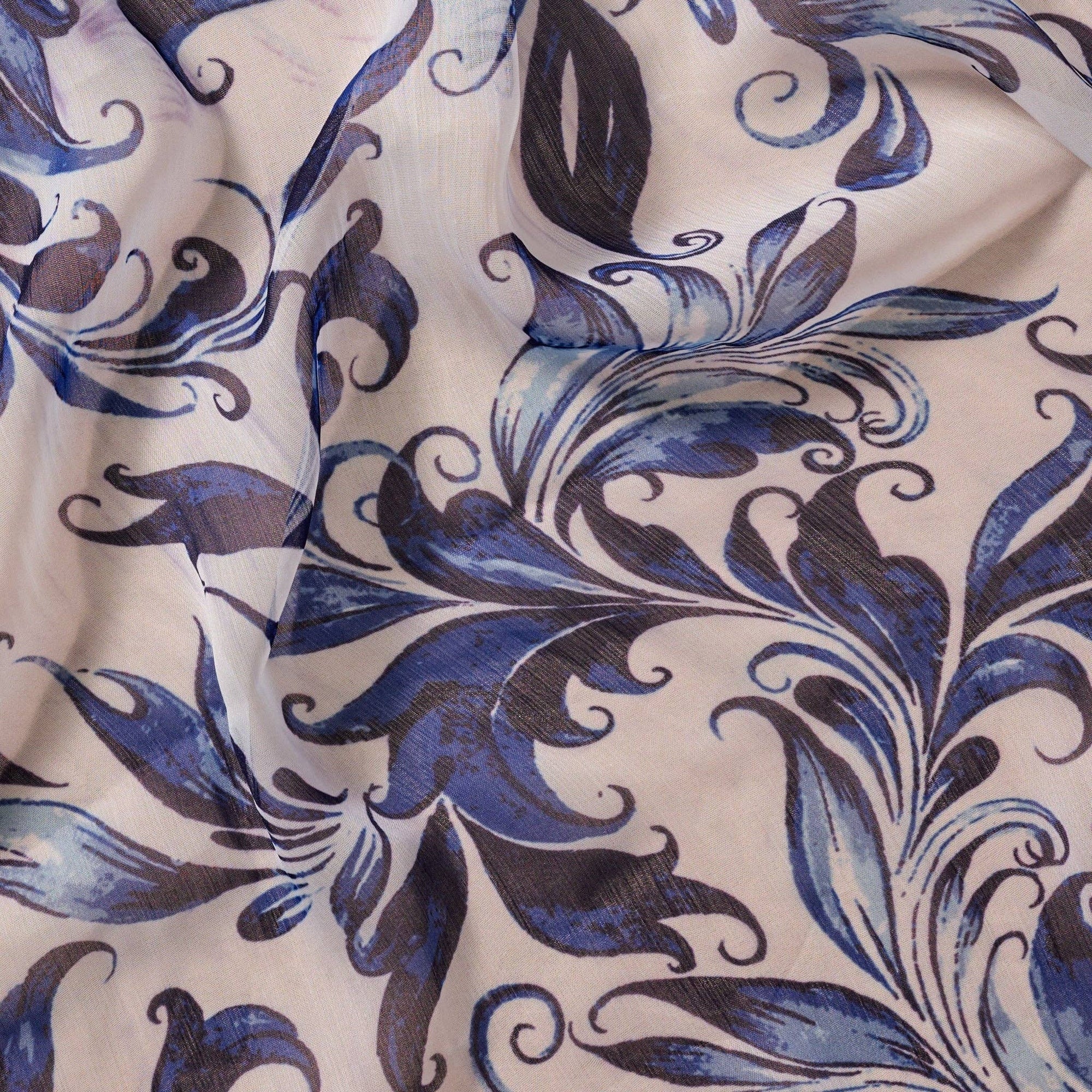 Keya Paisley Chiffon Scarf