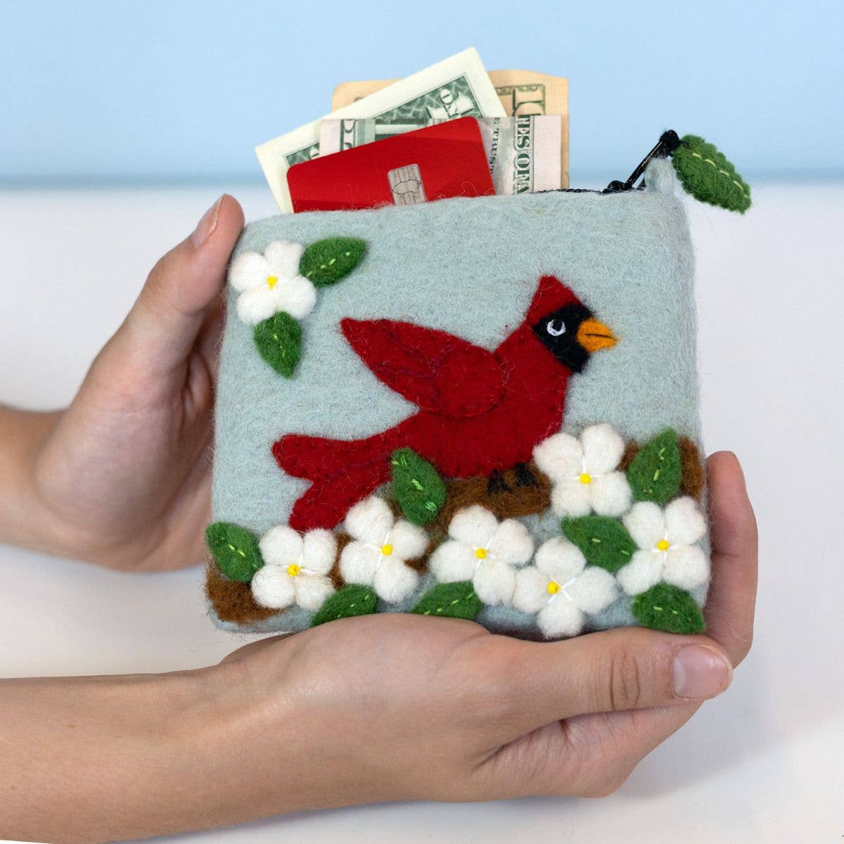 Dogwood Cardinal Coinpurse
