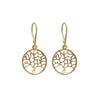 Tree of Life Earrings: Silver