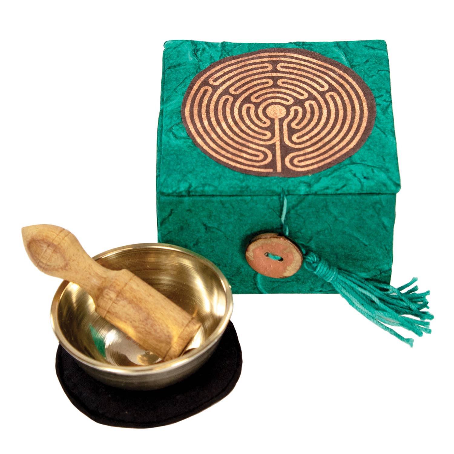 2" Garden Labyrinth Mini Meditation Bowl Box