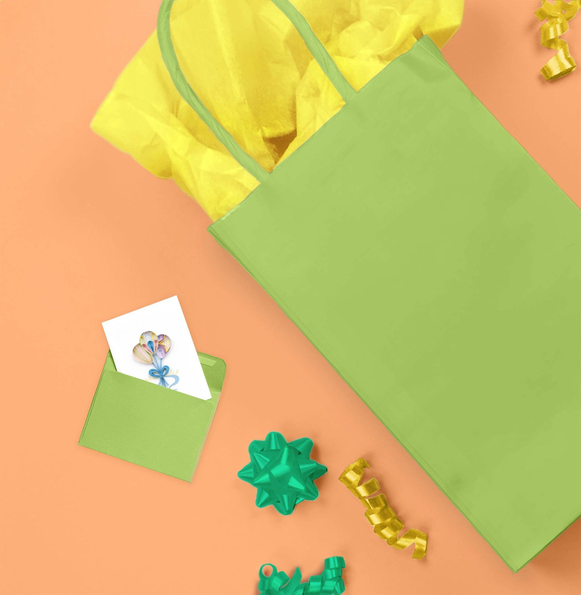 Colorful Balloons Gift Enclosure Mini Card