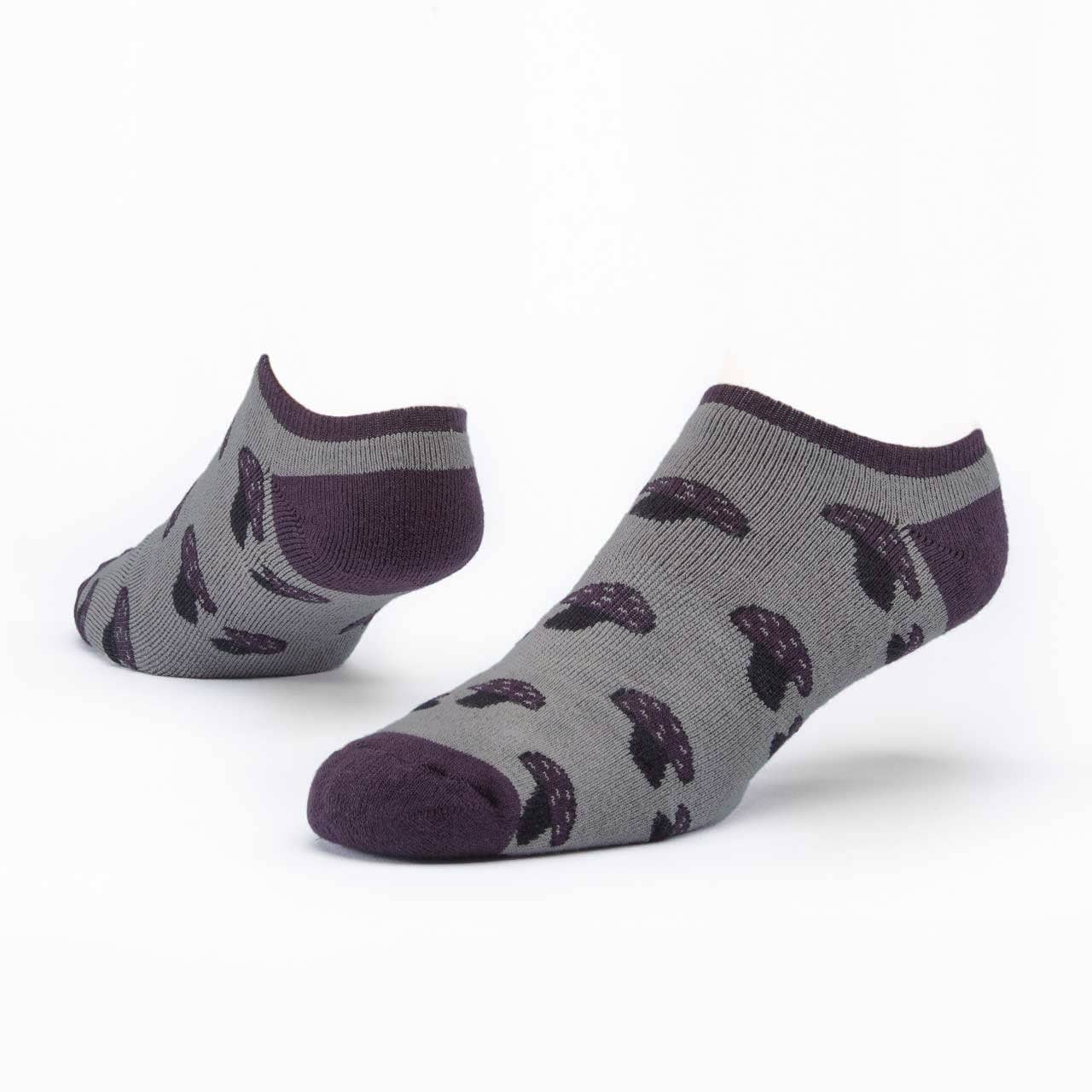 Organic Cotton Mushroom Taupe Footie Socks