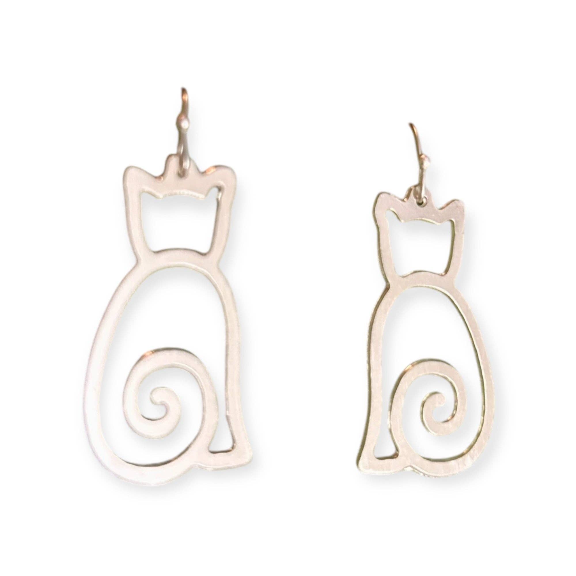 Sleek Cat Earring