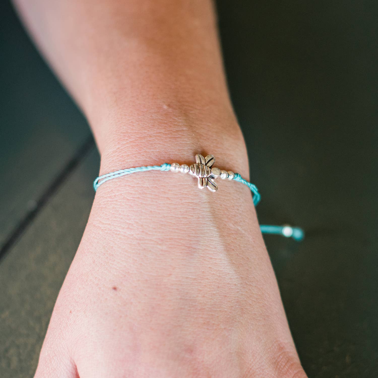 Bee String Charm Bracelet