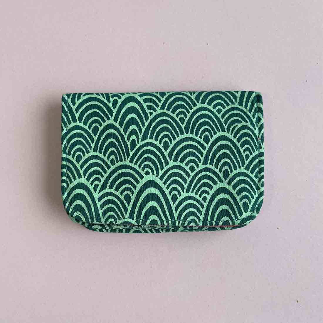Cotton Card Holder - Funky Retro Prints - Mini Wallet