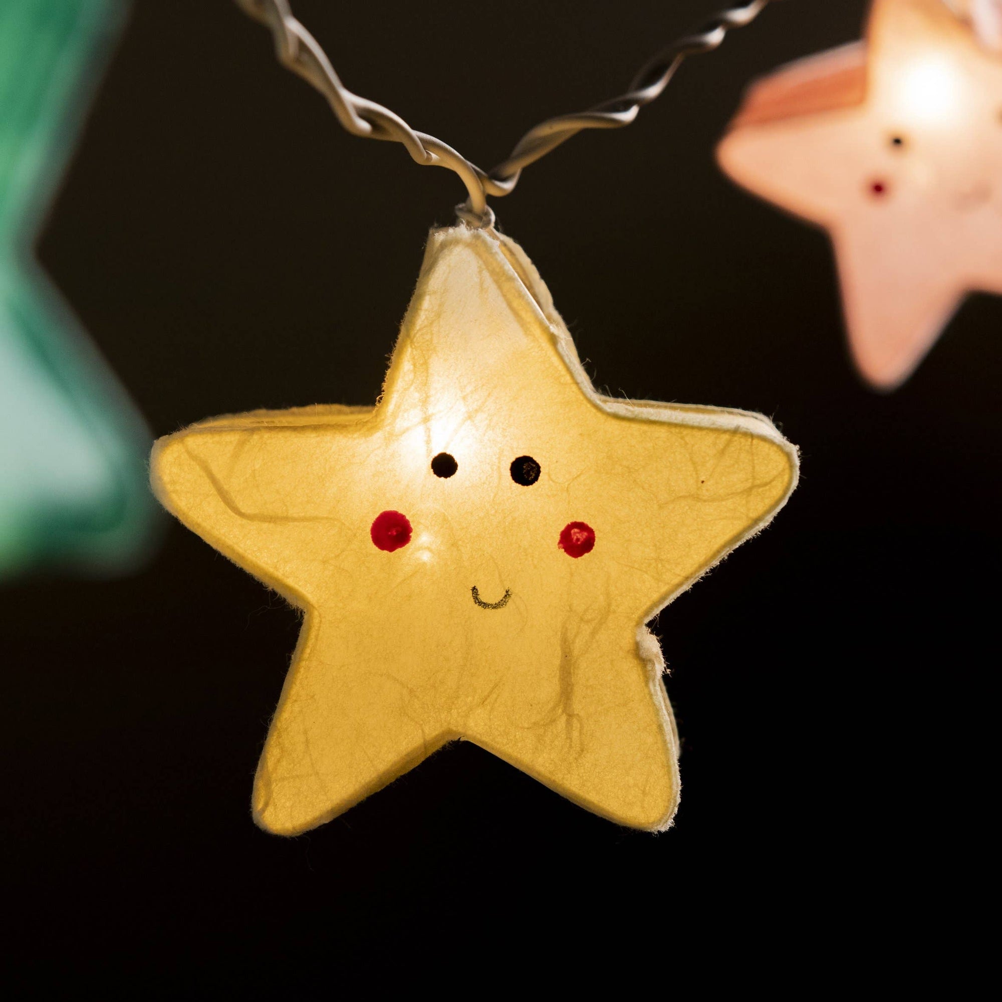 US Plug-In String Lights Stars
