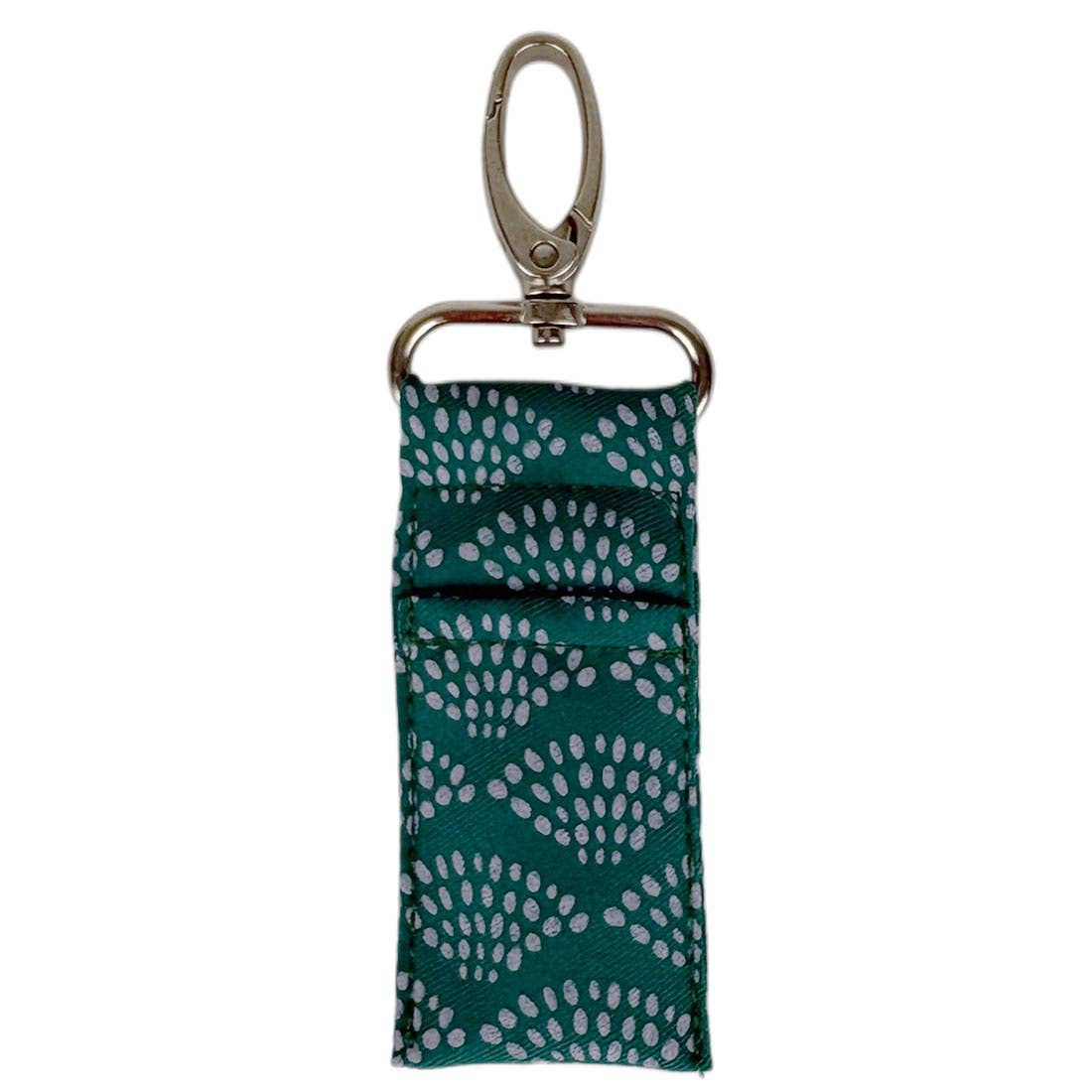 Lip Balm Bag - Lip Balm Holder - Lip Balm Clip -  Dots Print