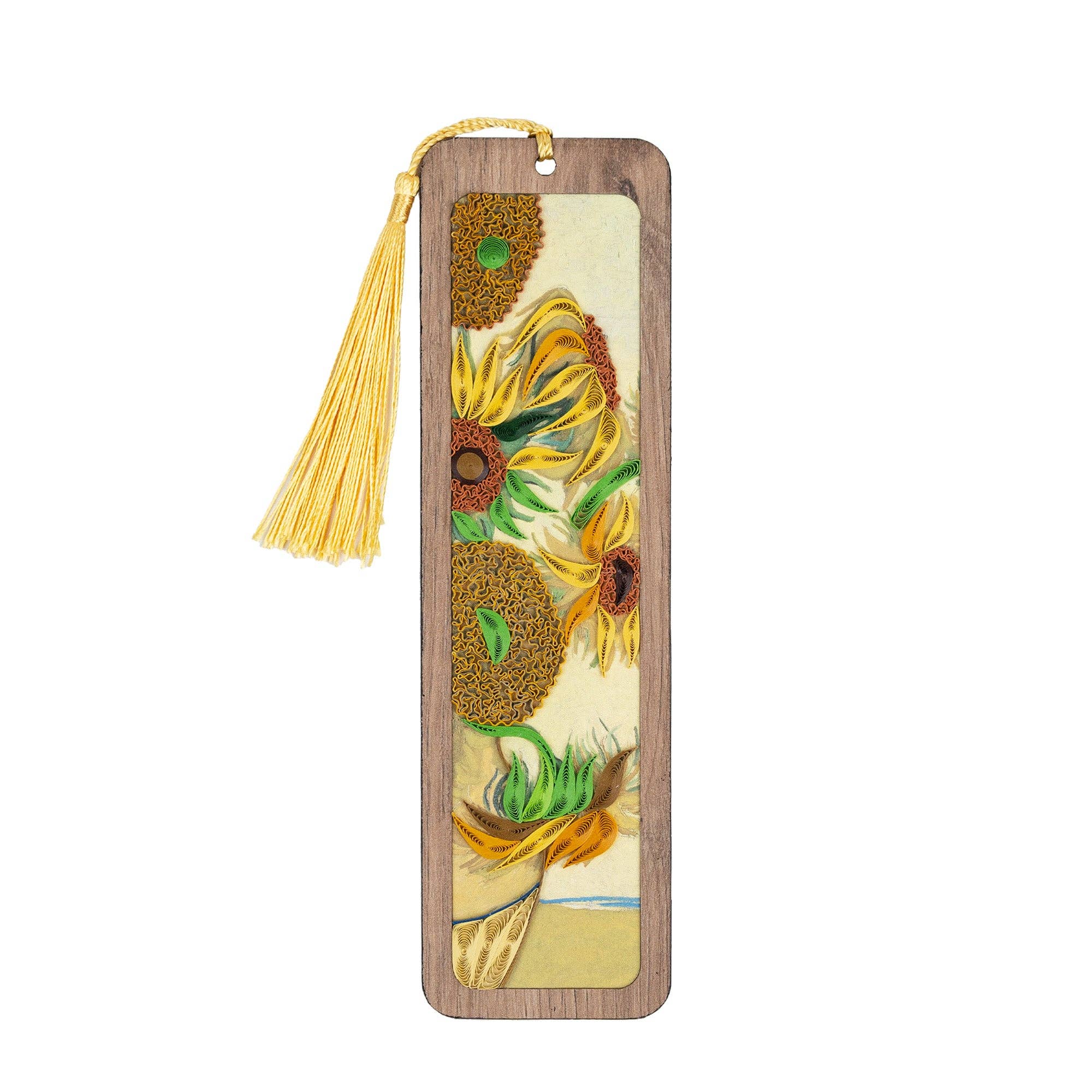 Handmade Quilled Paper Sunflowers (Van Gogh Inspired) Bookmark