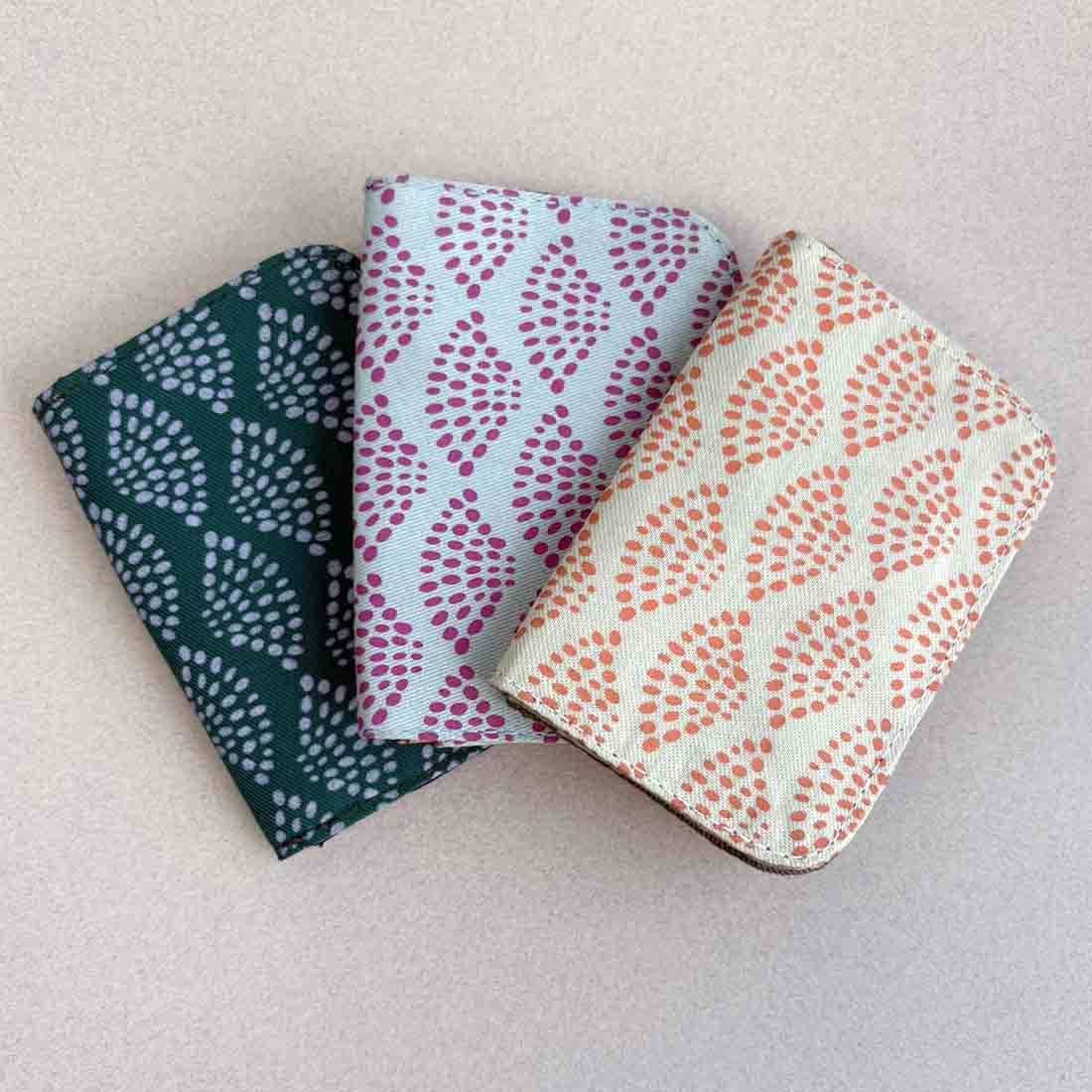 Canvas Card Holder - Mini Wallet - Small Vegan Wallet