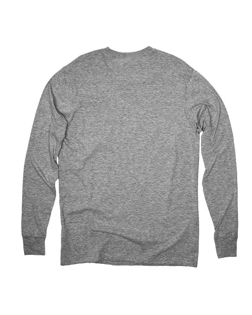 Unisex Triblend Long Sleeve Tee wander charcoal