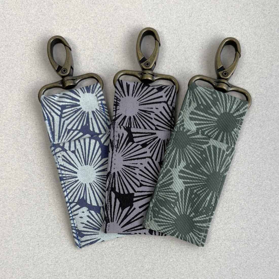 Lip Balm Bag - Lip Balm Clip -  Floral Prints