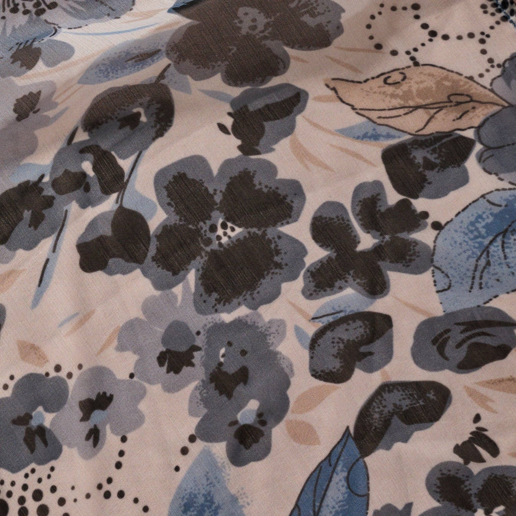 Samiti Floral Chiffon Scarf