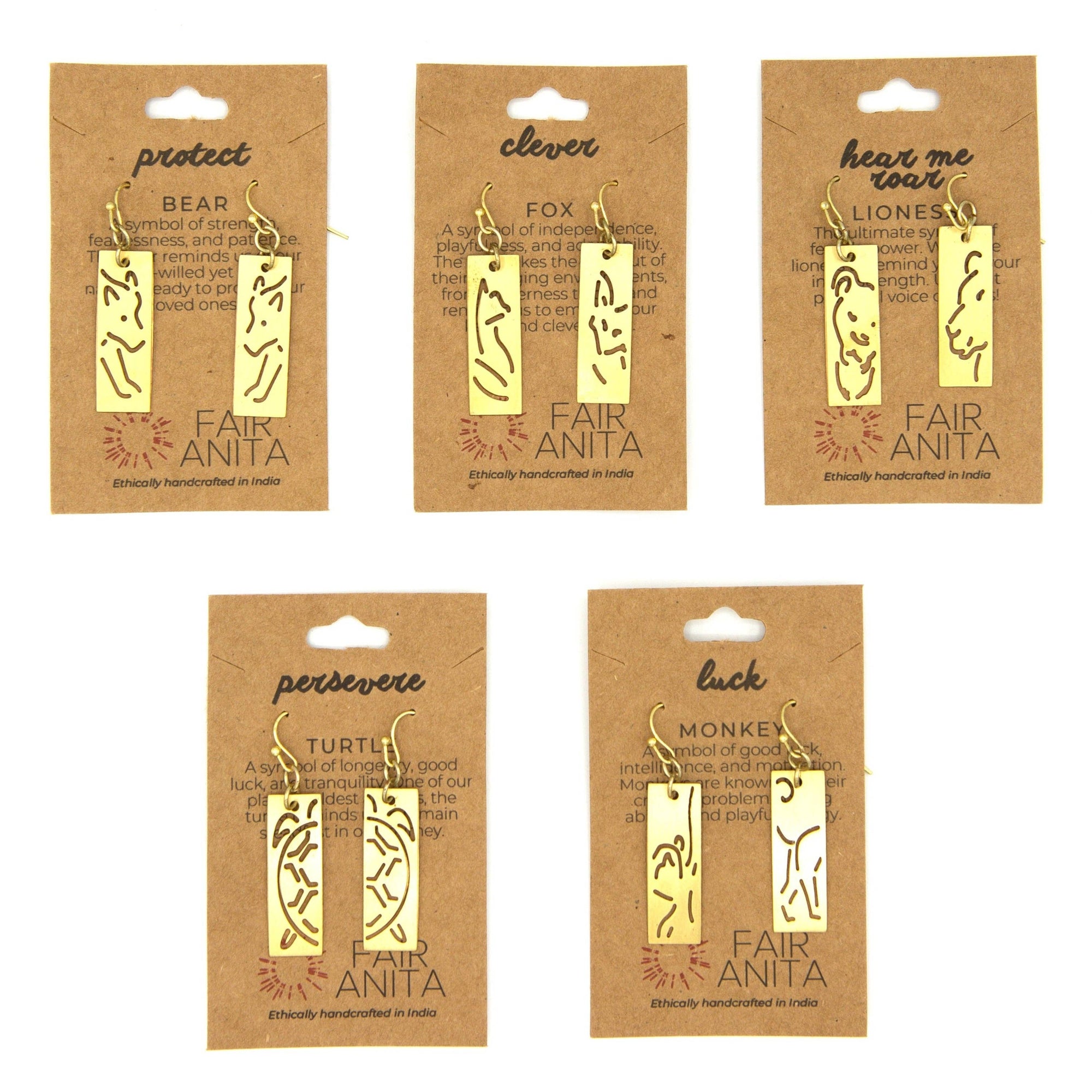 Animal Cut Out Earrings