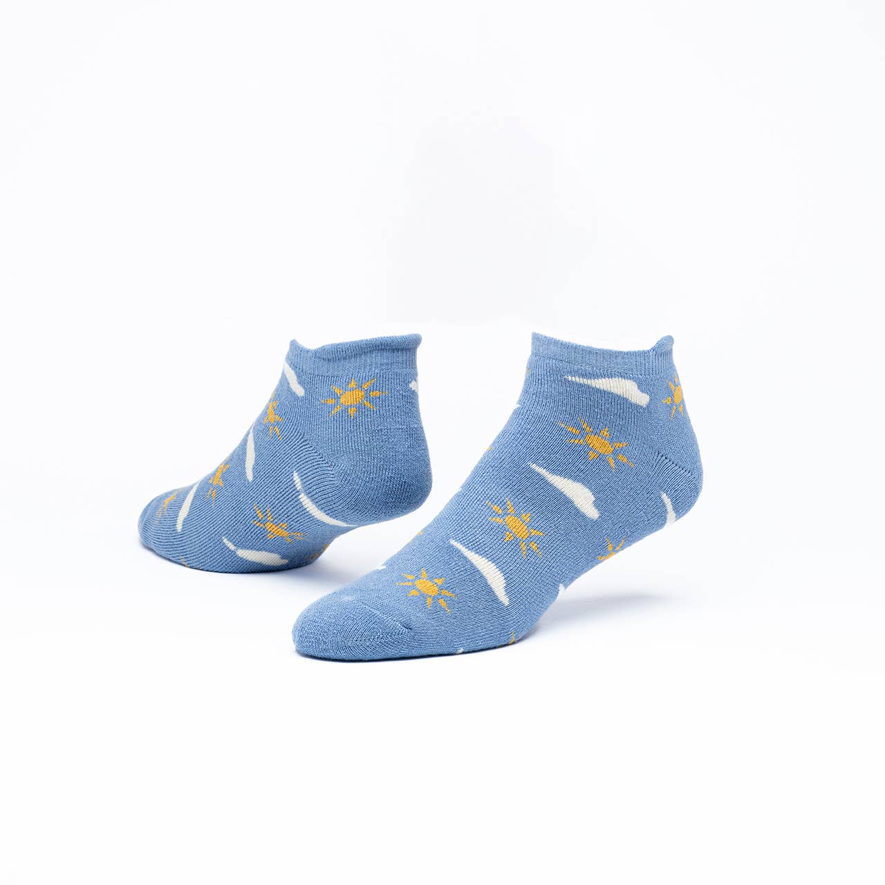 Organic Cotton Tab Footie Socks - Pattern