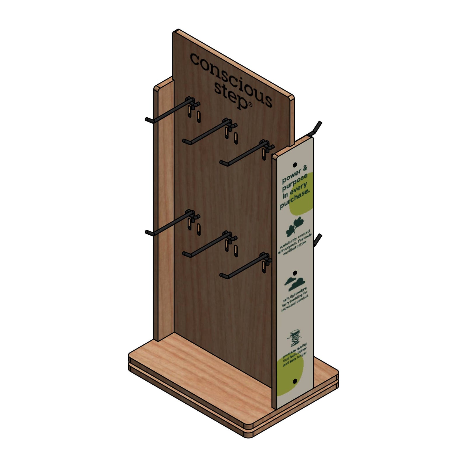 12 Arm Spinning Counter Display