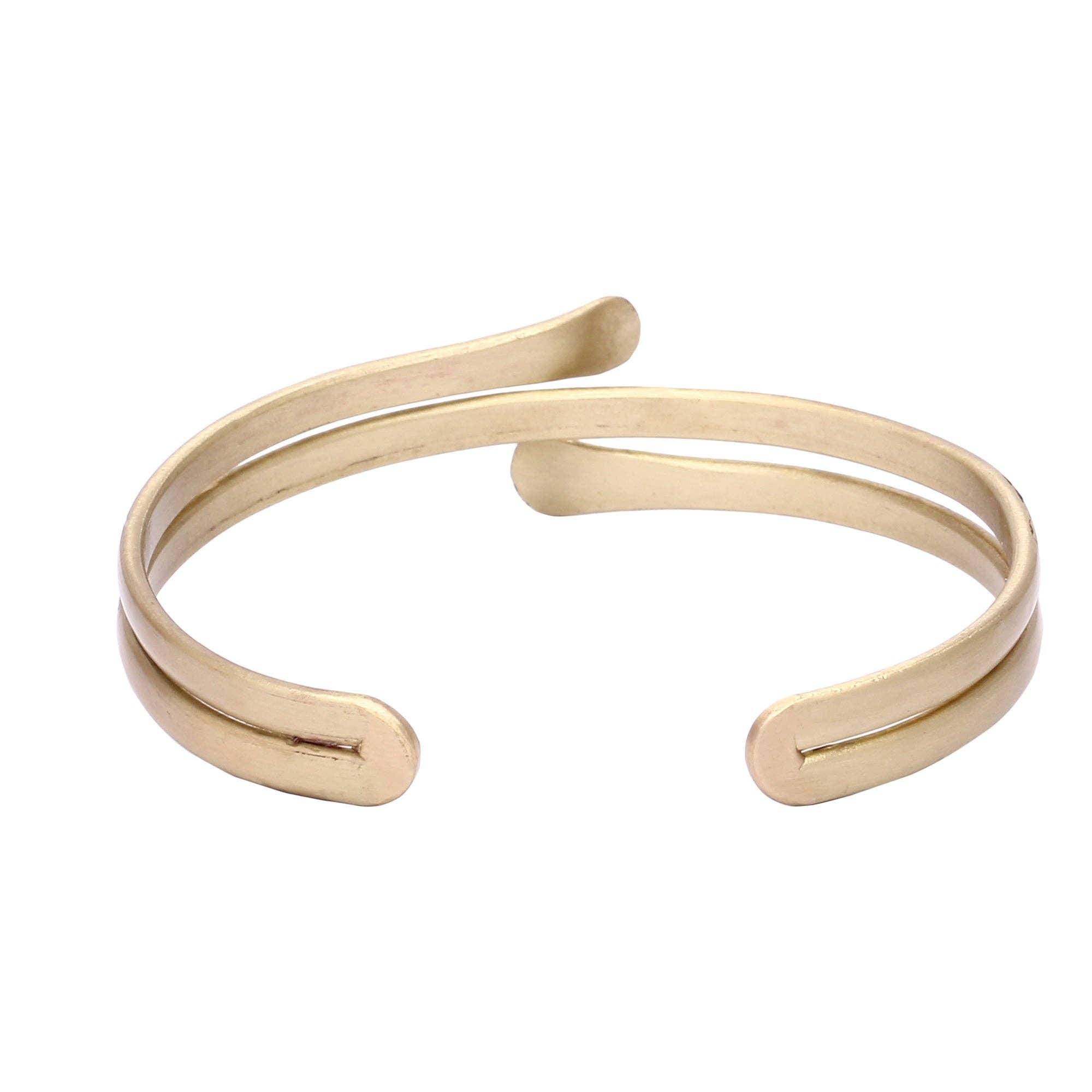 Ria Cuff Bracelet: Silver