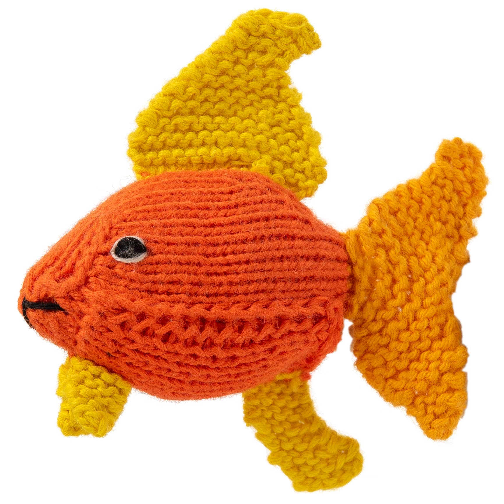 Goldfish Finger Puppet in Organic Cotton Ocean Toy