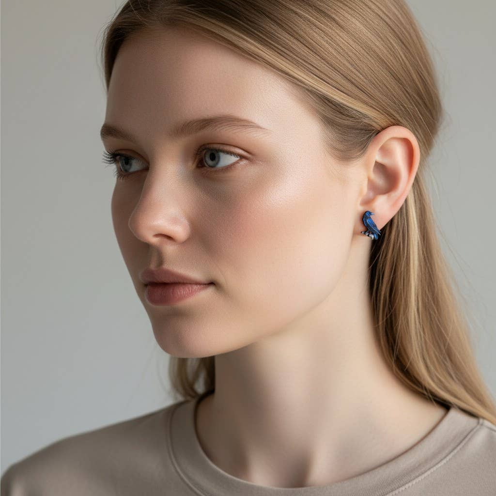Raven Crow Earrings