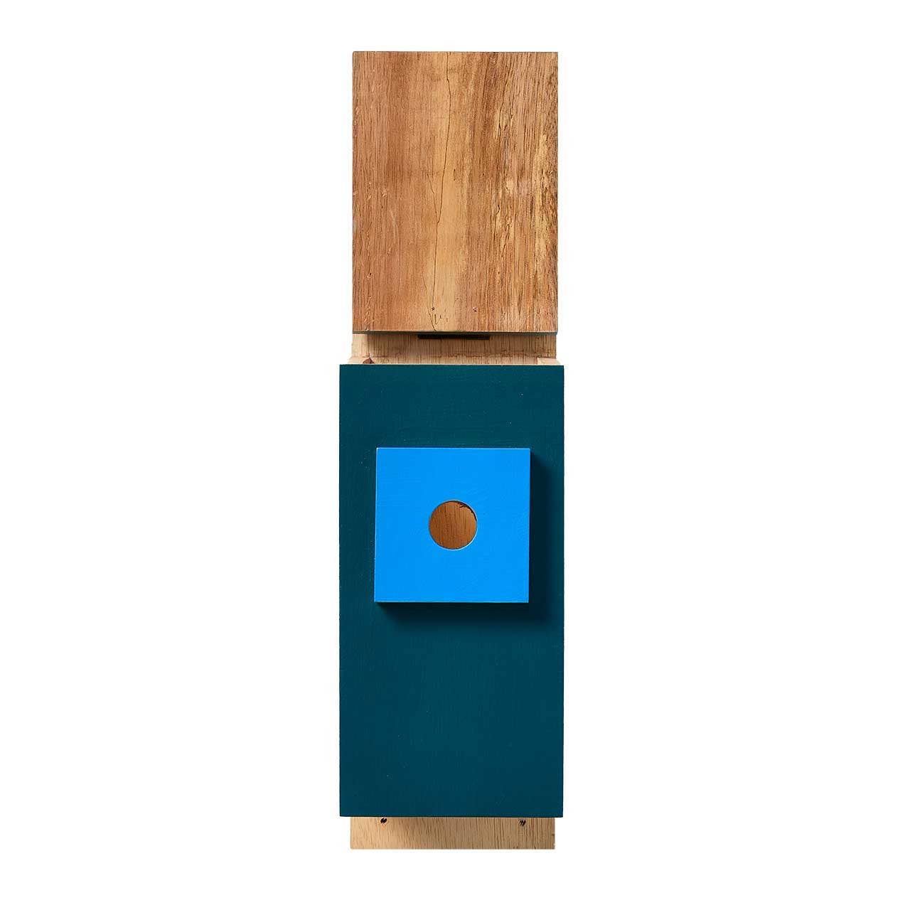 Blue Mounted Birdhouse