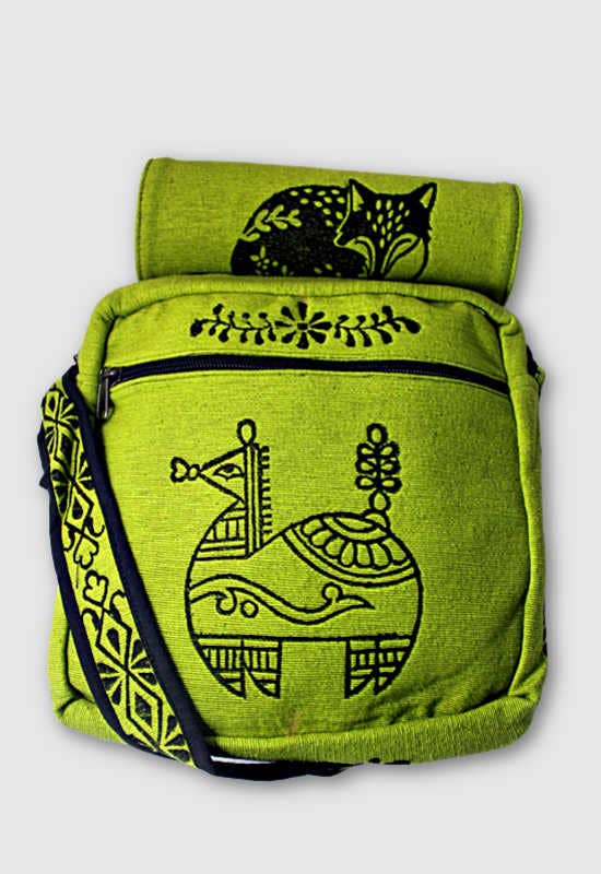 Blockprint Crossbody Bag