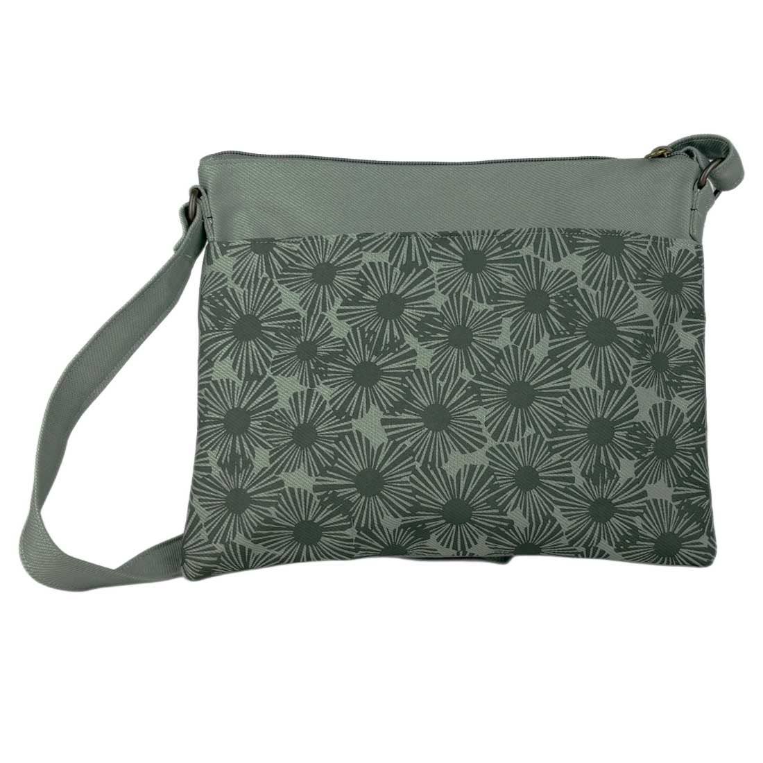Small Canvas Crossbody Bag - Floral Crossbody - Vegan Purse