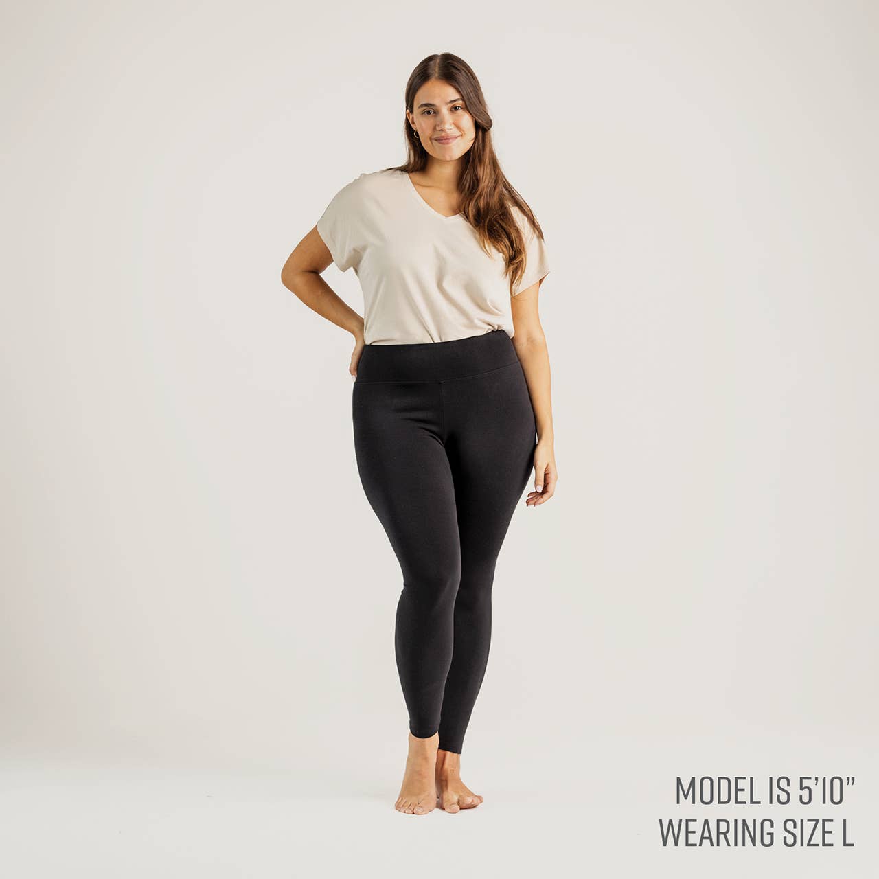 Organic Cotton Ribbed Leggings