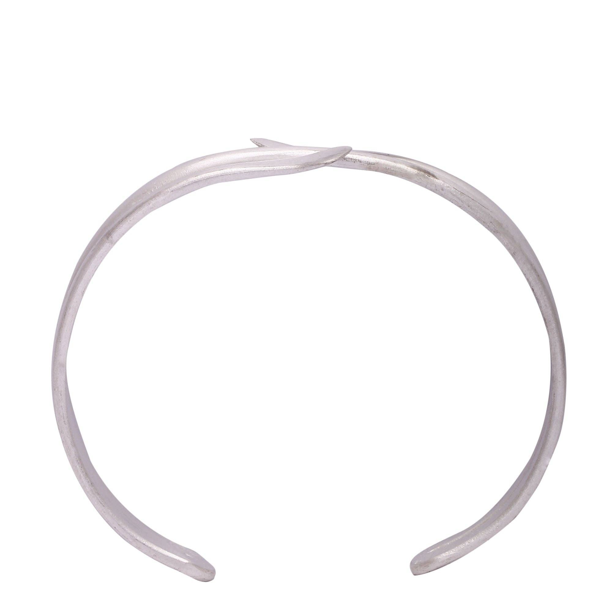 Ria Cuff Bracelet: Silver
