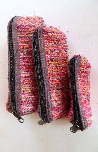 Silk Yarn Pencil Case Trio