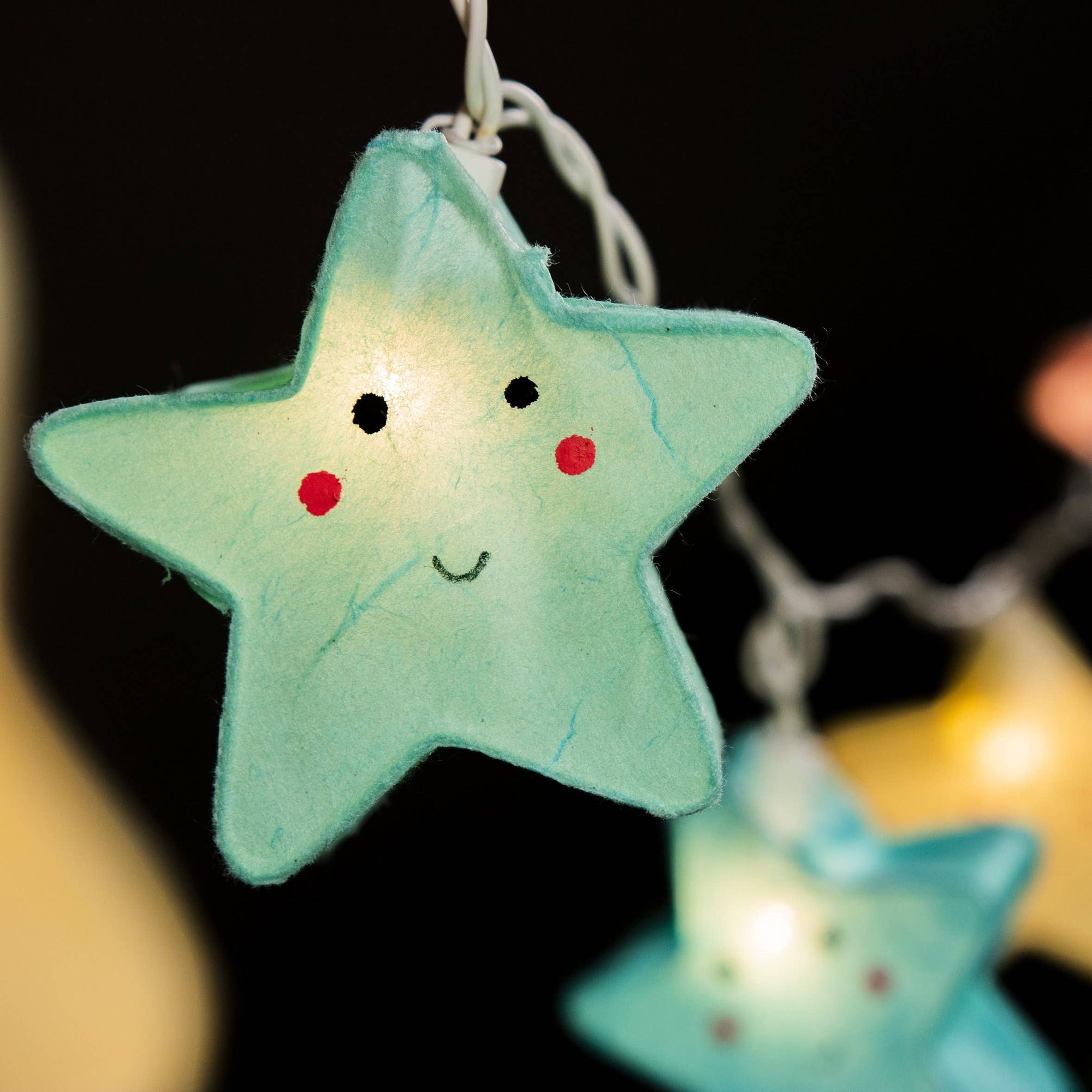 US Plug-In String Lights Stars