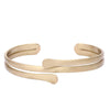 Ria Cuff Bracelet: Gold