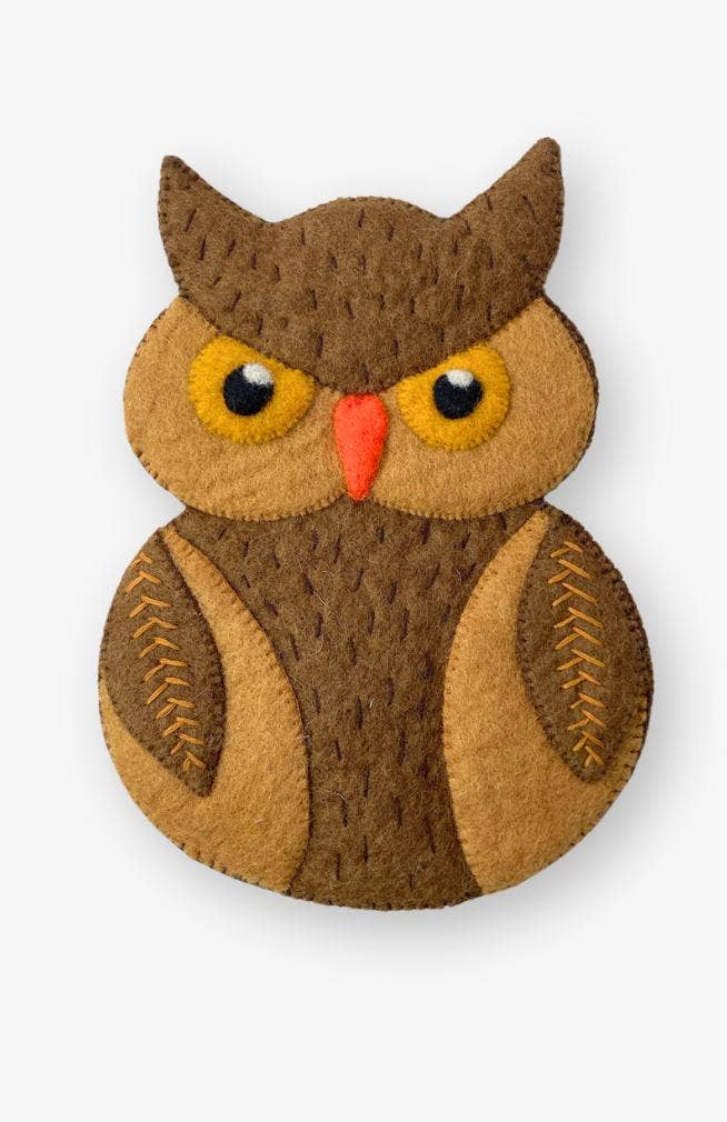 Felt Trivet, Owl