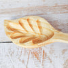 Hand Carved Wood Leaf Spoon