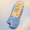 Ankle Socks that Support Mental Health (Floating Clouds)