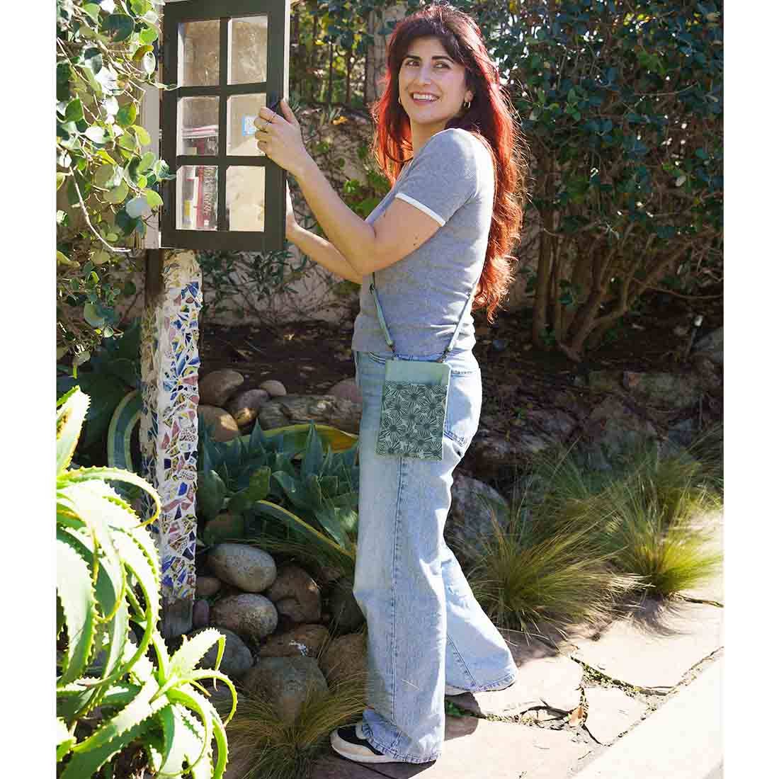 Canvas Mini Crossbody - Phone Crossbody - Small Travel Bag