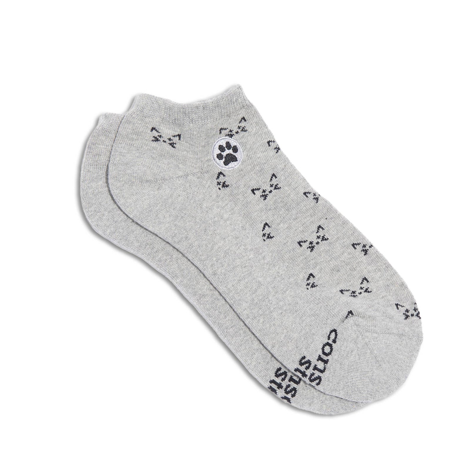 Ankle Socks that Save Cats (Gray Cats)