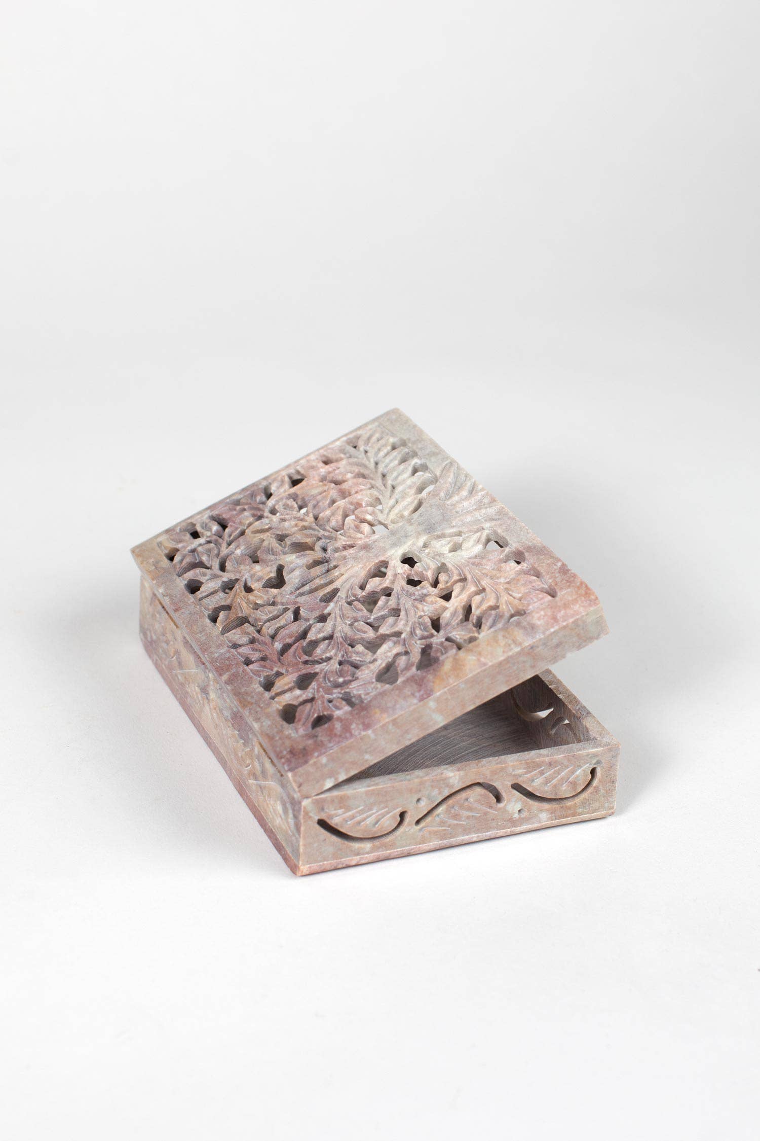 * Hand-Carved Tree Box